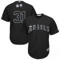 Wholesale Cheap Los Angeles Angels #31 Ty Buttery Majestic 2019 Players' Weekend Cool Base Player Jersey Black