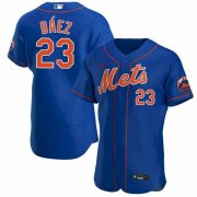 Wholesale Cheap Men's New York Mets #23 Javier Baez Royal Anthentic Nike Jersey