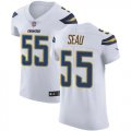 Wholesale Cheap Nike Chargers #55 Junior Seau White Men's Stitched NFL Vapor Untouchable Elite Jersey