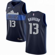 Wholesale Cheap Mens Nike Dallas Mavericks 13 Jalen Brunson Swingman Navy Blue NBA Jersey Statement Edition
