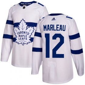 Wholesale Cheap Adidas Maple Leafs #12 Patrick Marleau White Authentic 2018 Stadium Series Stitched Youth NHL Jersey