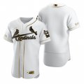 Wholesale Cheap St. Louis Cardinals Blank White Nike Men's Authentic Golden Edition MLB Jersey