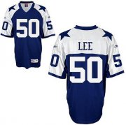 Wholesale Cheap Cowboys #50 Sean Lee Blue Thanksgiving Stitched NFL Jersey