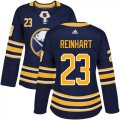 Wholesale Cheap Adidas Sabres #23 Sam Reinhart Navy Blue Home Authentic Women's Stitched NHL Jersey