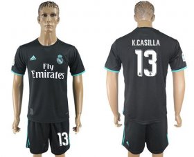Wholesale Cheap Real Madrid #13 K.Casilla Away Soccer Club Jersey