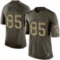 Wholesale Cheap Nike 49ers #85 George Kittle Green Men's Stitched NFL Limited 2015 Salute To Service Jersey