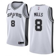 Wholesale Cheap Nike Spurs #8 Patty Mills White NBA Swingman Association Edition Jersey