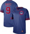Wholesale Cheap Nike Cubs #9 Javier Baez Royal Authentic Cooperstown Collection Stitched MLB Jersey