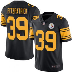 Wholesale Cheap Nike Steelers #39 Minkah Fitzpatrick Black Men\'s Stitched NFL Limited Rush Jersey
