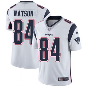 Wholesale Cheap Nike Patriots #84 Benjamin Watson White Men\'s Stitched NFL Vapor Untouchable Limited Jersey