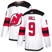 Wholesale Cheap Adidas Devils #9 Taylor Hall White Road Authentic Stitched Youth NHL Jersey