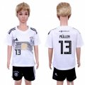 Wholesale Cheap Germany #13 Muller White Home Kid Soccer Country Jersey