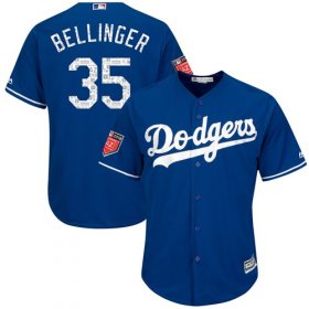Wholesale Cheap Dodgers #35 Cody Bellinger Blue 2018 Spring Training Cool Base Stitched MLB Jersey