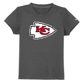 Wholesale Cheap Kansas City Chiefs Sideline Legend Authentic Logo Youth T-Shirt Dark Grey