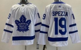 Wholesale Cheap Men\'s Toronto Maple Leafs #19 Jason Spezza White Authentic Jersey