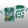 Wholesale Cheap NFL Philadelphia Eagles #65 Lane Johnson Green Men's Mitchell & Nell Big Face Fashion Limited NFL Jersey