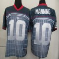 Wholesale Cheap Giants #10 Eli Manning Grey Stitched NFL Jersey