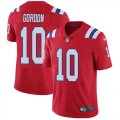 Wholesale Cheap Nike Patriots #10 Josh Gordon Red Alternate Youth Stitched NFL Vapor Untouchable Limited Jersey