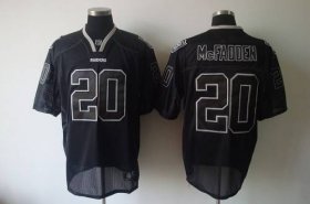 Wholesale Cheap Raiders #20 Darren McFadden Lights Out Black Stitched NFL Jersey