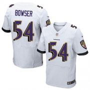Wholesale Cheap Nike Ravens #54 Tyus Bowser White Men's Stitched NFL New Elite Jersey