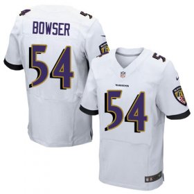 Wholesale Cheap Nike Ravens #54 Tyus Bowser White Men\'s Stitched NFL New Elite Jersey