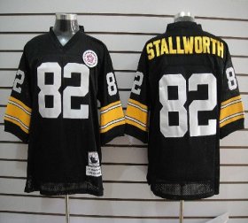 Wholesale Cheap Mitchell And Ness Steelers #82 John Stallworth Black Stitched NFL Jersey