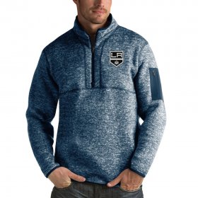Wholesale Cheap Los Angeles Kings Antigua Fortune Quarter-Zip Pullover Jacket Royal