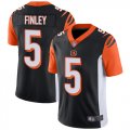 Wholesale Cheap Nike Bengals #5 Ryan Finley Black Team Color Men's Stitched NFL Vapor Untouchable Limited Jersey