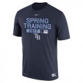 Wholesale Cheap Men's Tampa Bay Rays Nike Navy 2017 Spring Training Authentic Collection Legend Team Issue Performance T-Shirt