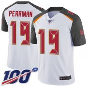 Wholesale Cheap Nike Buccaneers #19 Breshad Perriman White Men's Stitched NFL 100th Season Vapor Limited Jersey