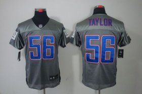 Wholesale Cheap Nike Giants #56 Lawrence Taylor Grey Shadow Men\'s Stitched NFL Elite Jersey