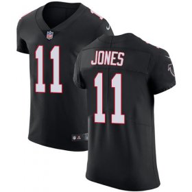 Wholesale Cheap Nike Falcons #11 Julio Jones Black Alternate Men\'s Stitched NFL Vapor Untouchable Elite Jersey