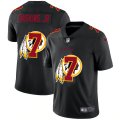 Cheap Washington Redskins #7 Dwayne Haskins Jr Men's Nike Team Logo Dual Overlap Limited NFL Jersey Black