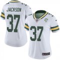 Wholesale Cheap Nike Packers #37 Josh Jackson White Women's 100th Season Stitched NFL Vapor Untouchable Limited Jersey