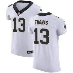 Wholesale Cheap Nike Saints #13 Michael Thomas White Men\'s Stitched NFL Vapor Untouchable Elite Jersey