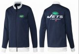 Wholesale Cheap NFL New York Jets Victory Jacket Dark Blue