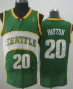 Wholesale Cheap Seattle Supersonics #20 Gary Payton 2007-08 Green Swingman Jersey