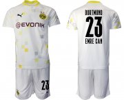 Wholesale Cheap Men 2020-2021 club Dortmund Second away 23 white Soccer Jerseys