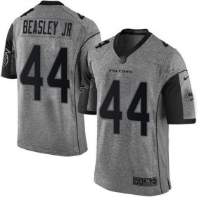 Wholesale Cheap Nike Falcons #44 Vic Beasley Jr Gray Men\'s Stitched NFL Limited Gridiron Gray Jersey