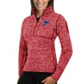 Wholesale Cheap St. Louis Blues Antigua Women's Fortune 1/2-Zip Pullover Sweater Red
