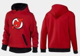 Wholesale Cheap New Jersey Devils Pullover Hoodie Red & Black