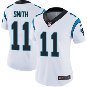 Wholesale Cheap Nike Panthers #11 Torrey Smith White Women\'s Stitched NFL Vapor Untouchable Limited Jersey