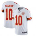 Wholesale Cheap Men's Kansas City Chiefs #10 Isiah Pacheco White Vapor Untouchable Limited Stitched Football Jersey