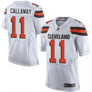 Wholesale Cheap Nike Browns #11 Antonio Callaway White Men's Stitched NFL Elite Jersey