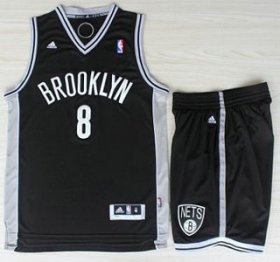 Wholesale Cheap Brooklyn Nets 8 Deron Williams Black Revolution 30 Swingman Jerseys Shorts NBA Suits