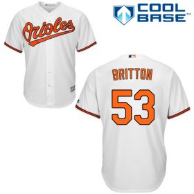 Wholesale Cheap Orioles #53 Zach Britton White Cool Base Stitched Youth MLB Jersey