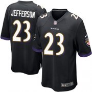 Wholesale Cheap Nike Ravens #23 Tony Jefferson Black Alternate Youth Stitched NFL New Elite Jersey