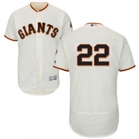 Wholesale Cheap Giants #22 Will Clark Cream Flexbase Authentic Collection Stitched MLB Jersey