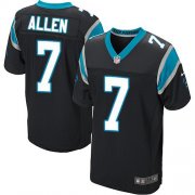 Wholesale Cheap Nike Panthers #7 Kyle Allen Black Team Color Men's Stitched NFL Elite Jersey
