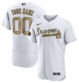 Wholesale Cheap Men's Atlanta Braves Active Player Custom White 2022 All-Star Flex Base Stitched MLB Jersey